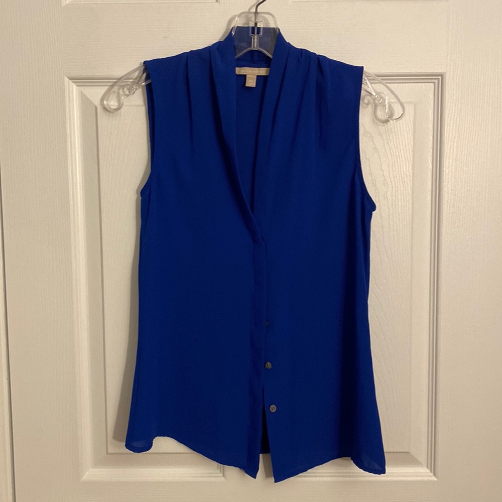 Banana Republic 00P Royal Blue Blouse